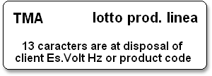 identification lot production  